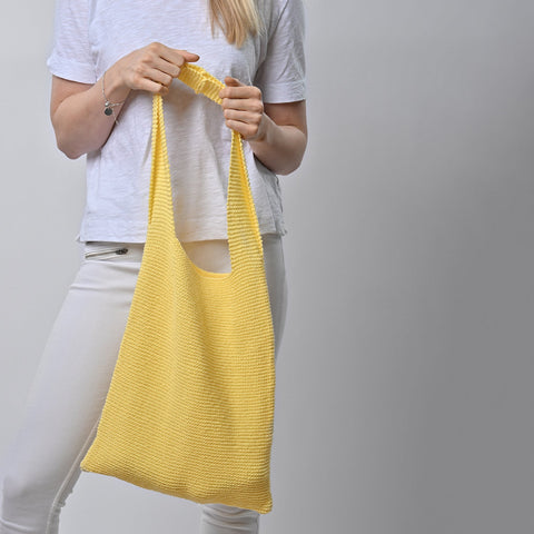 My First Bag Knitting Kit - Cotton Collection - Wool Couture