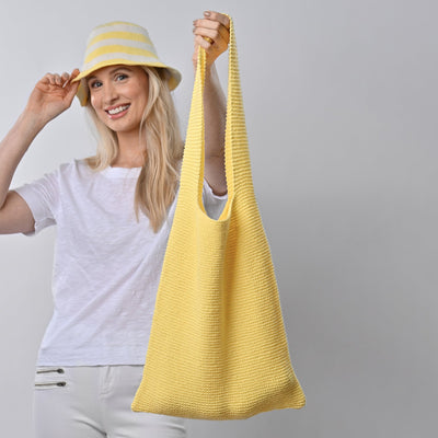 My First Bag Knitting Kit - Cotton Collection - Wool Couture