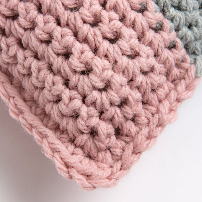 My First Striped Cushion Crochet Kit - Beginner Basics - Wool Couture