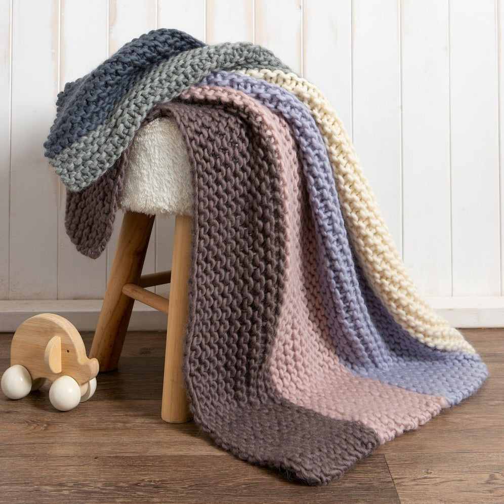 Blankets Knitting Kits Wool Couture