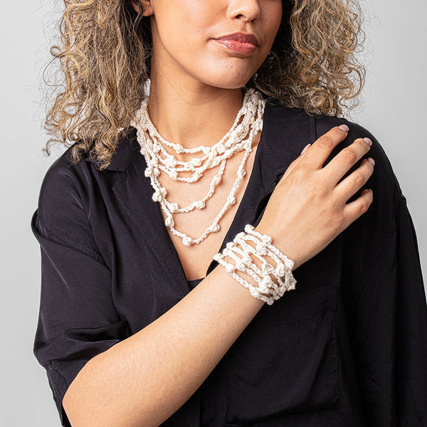 Necklace & Bracelet Crochet Kit - Wool Couture
