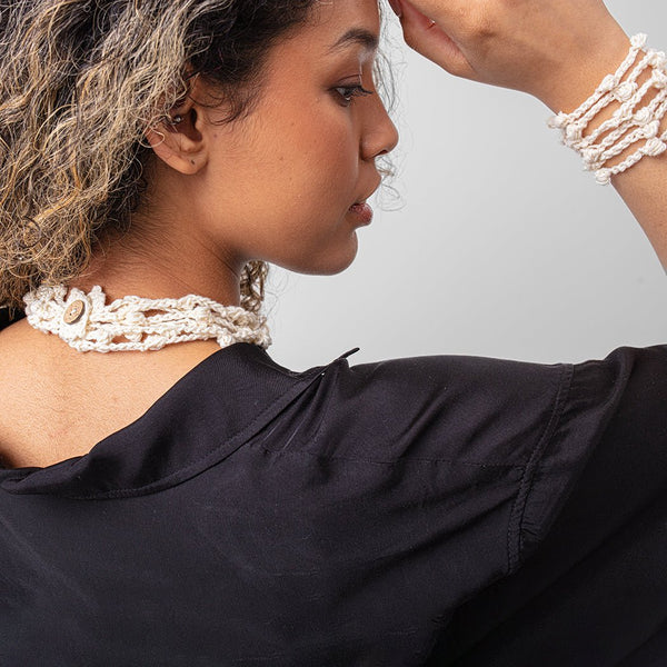 Necklace & Bracelet Crochet Kit - Wool Couture