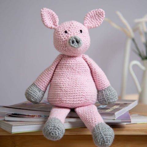 Noah Piglet Crochet Kit - Wool Couture
