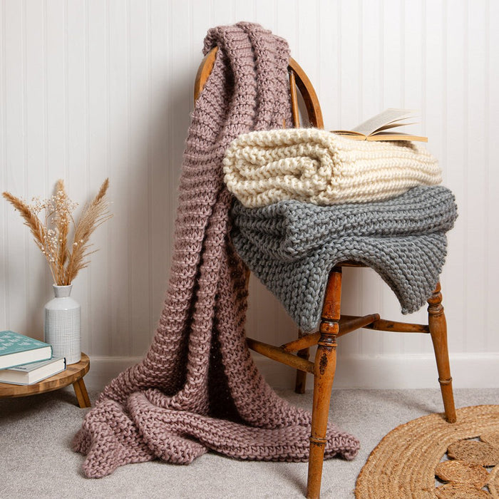 Nyssa Blanket Knitting Kit - Wool Couture