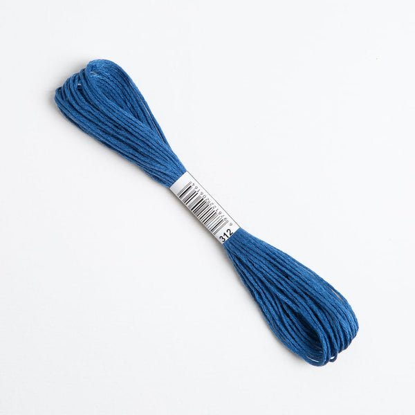 Ocean Blue Embroidery Thread Floss 312 - Wool Couture