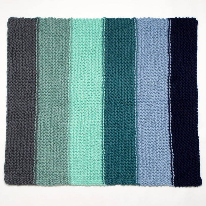 Ocean Breeze Blanket Knitting Kit - Wool Couture