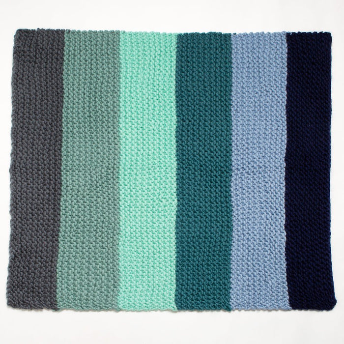 Ocean Breeze Blanket Knitting Kit - Wool Couture