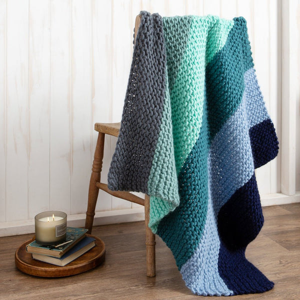 Ocean Breeze Blanket Knitting Kit - Wool Couture
