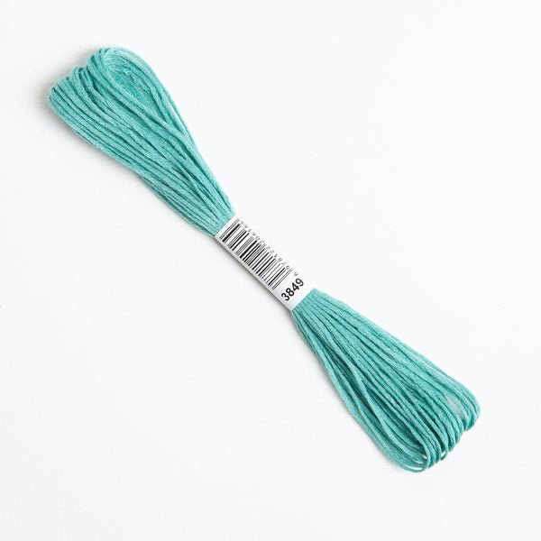 Ocean Green Embroidery Thread Floss 3849 - Wool Couture
