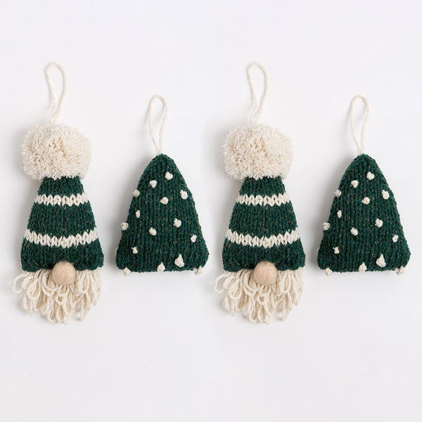 Oh Christmas Tree And Gonk Bauble Duo Knitting Kit - Wool Couture