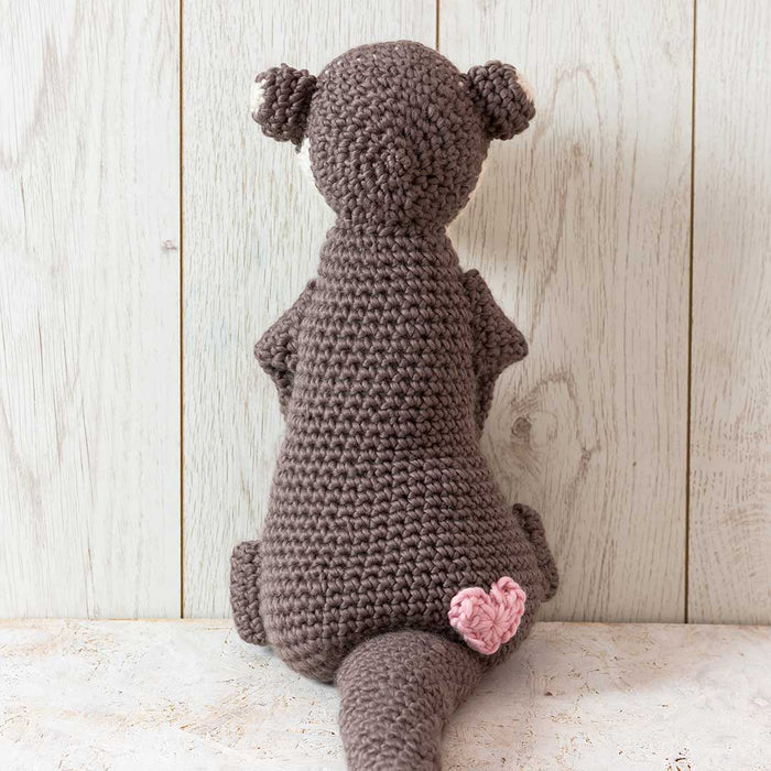 Oscar the Giant Otter Crochet Kit - Wool Couture