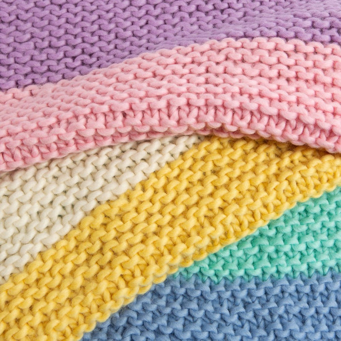 Pastel Dreams Blanket Knitting Kit - Wool Couture