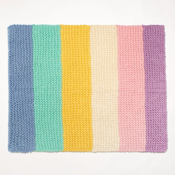 Pastel Dreams Blanket Knitting Kit - Wool Couture