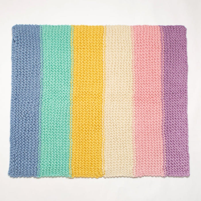 Pastel Dreams Blanket Knitting Kit - Wool Couture