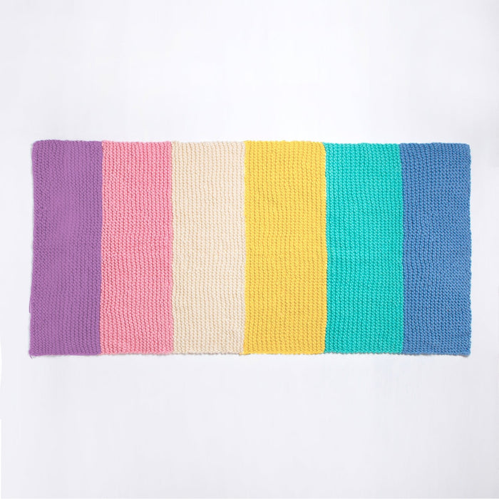 Pastel Dreams Throw Blanket - Knitting Kit - Wool Couture