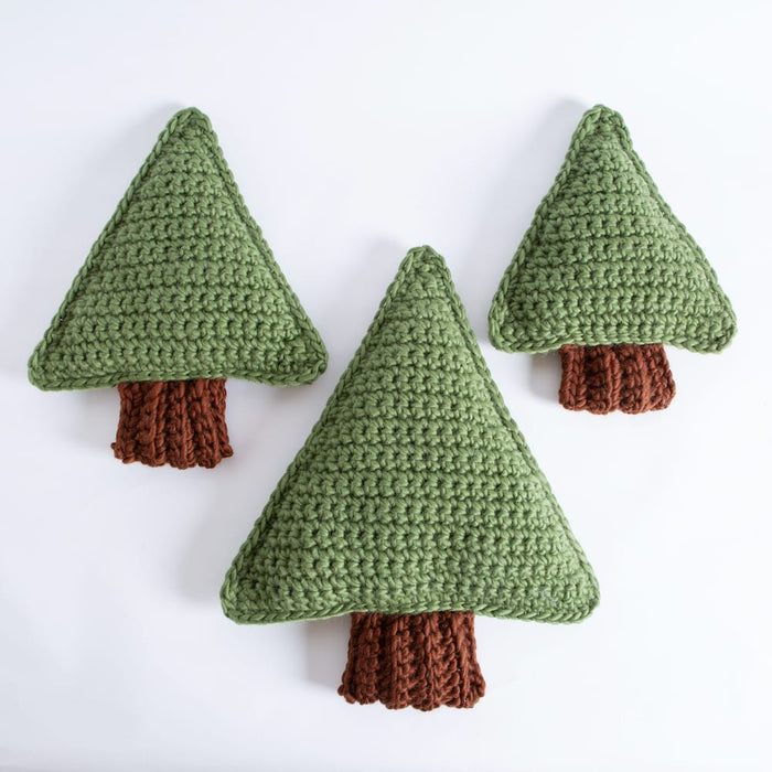 Pine Tree Cushion Crochet Kit - Wool Couture