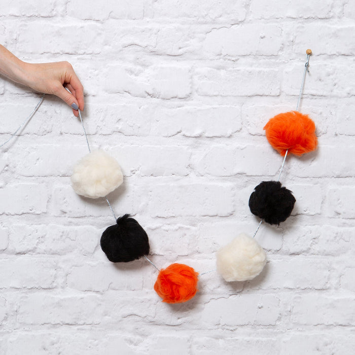 Pom Pom Garland DIY Kit - Pumpkin Soup - Wool Couture