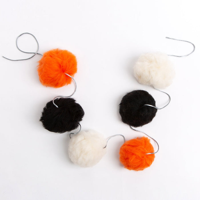 Pom Pom Garland DIY Kit - Pumpkin Soup - Wool Couture