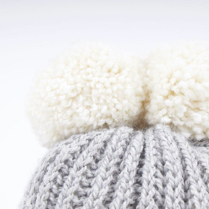 Pompom Hat Baby Knitting Kit - Wool Couture