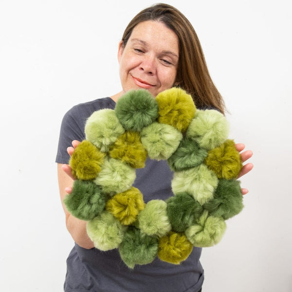 Pompom Wreath Craft Kit - Wool Couture