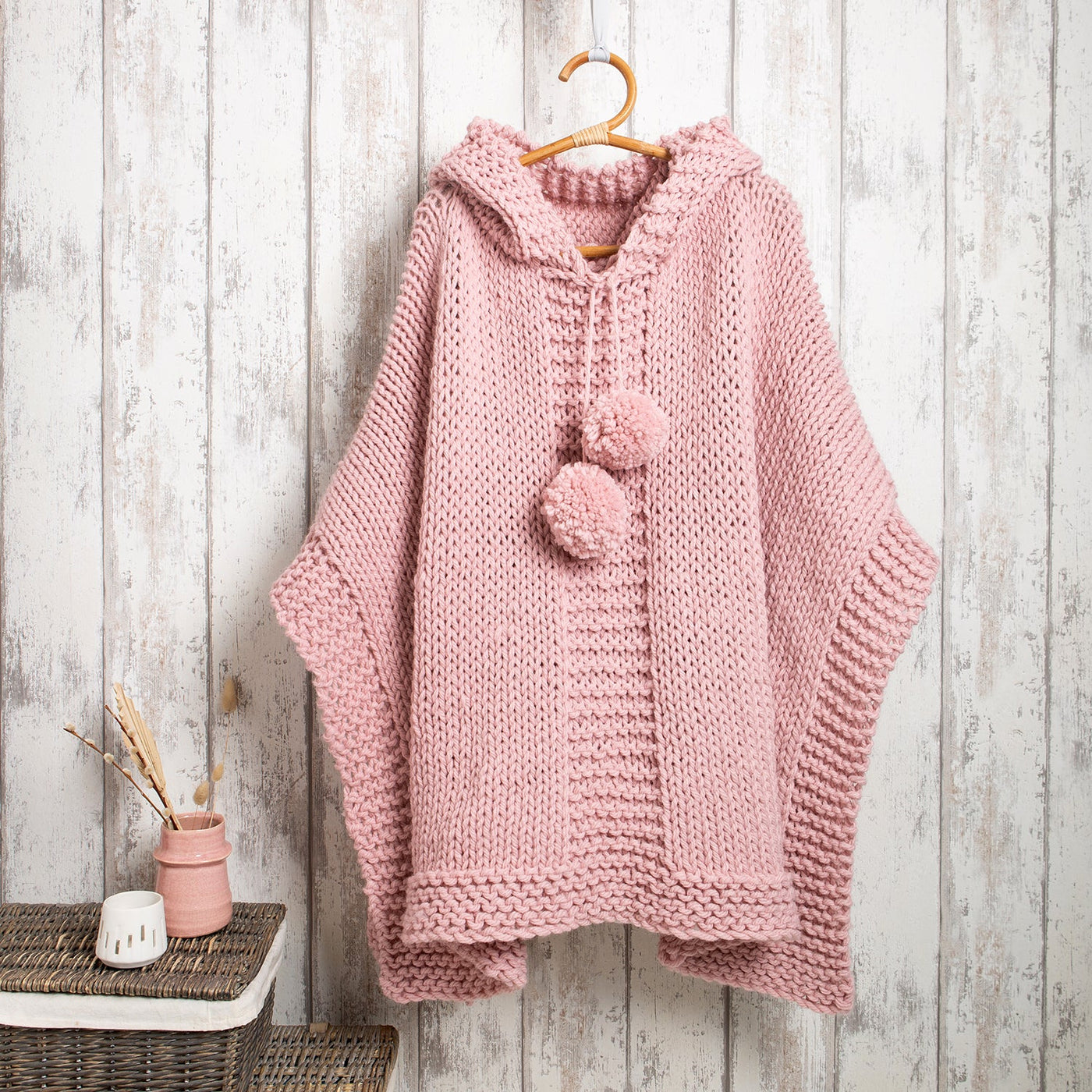 Hooded Poncho Knitting Kit | Wool Couture Company