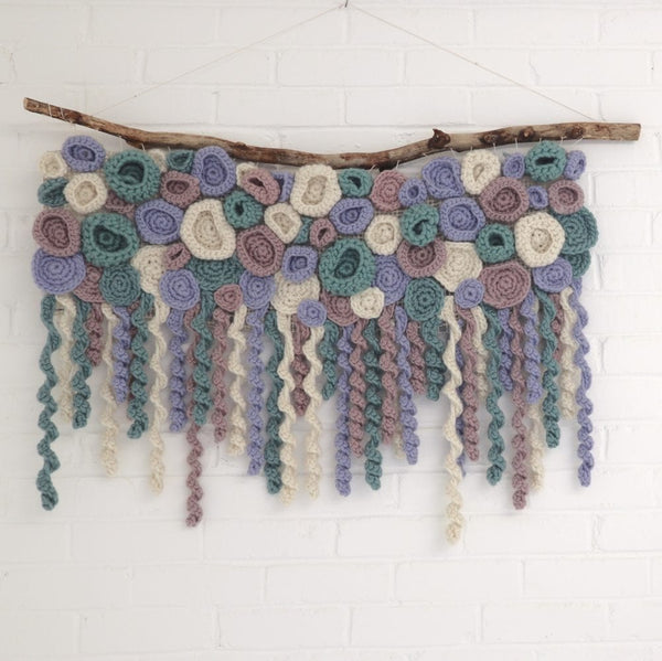 Poppy Wallhanging Crochet Kit - Wool Couture