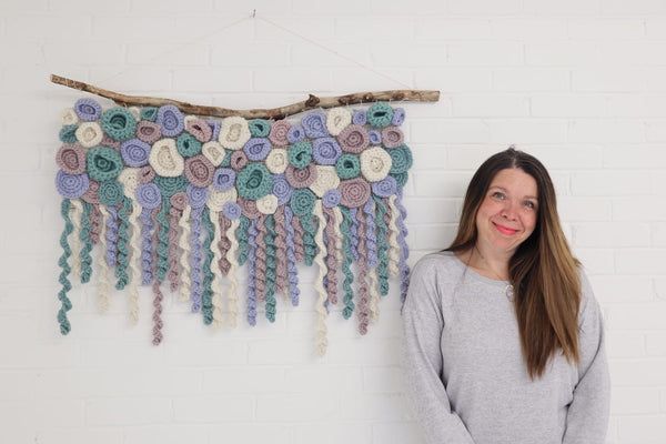 Poppy Wallhanging Crochet Kit - Wool Couture