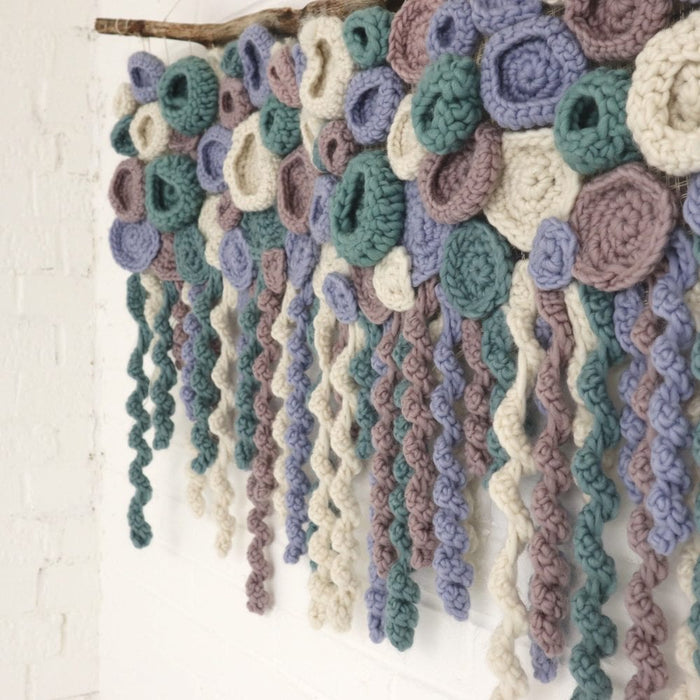 Poppy Wallhanging Knitting Kit - Wool Couture
