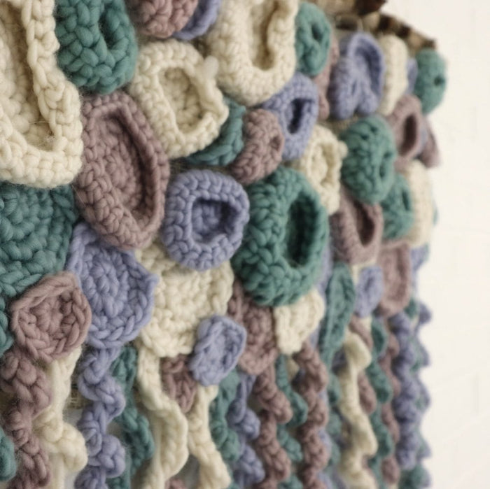 Poppy Wallhanging Knitting Kit - Wool Couture