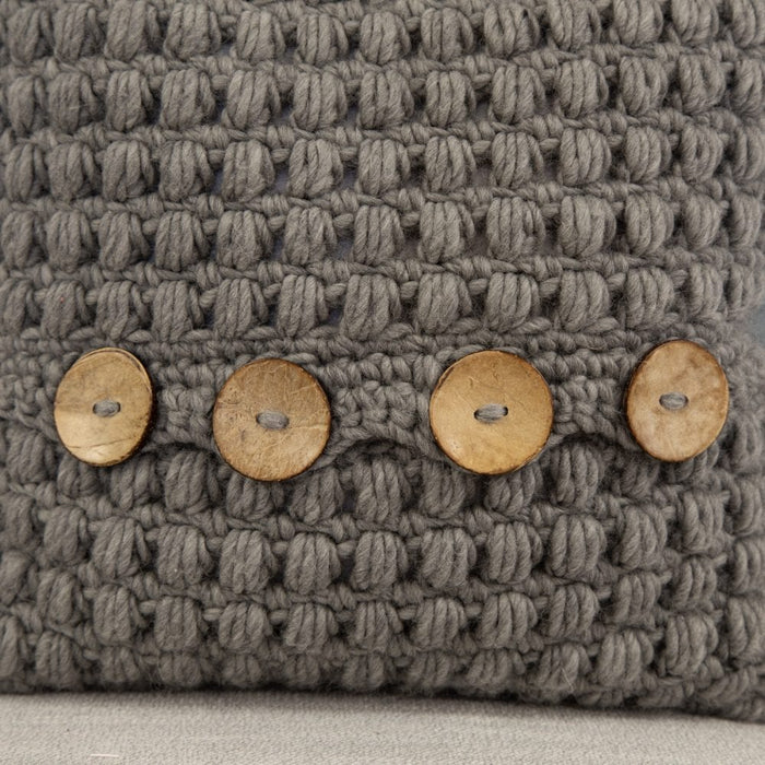 Puff Stitch Cushion Crochet Kit - Wool Couture