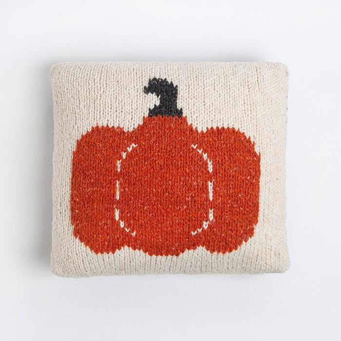 Pumpkin Cushion Knitting Kit - Wool Couture