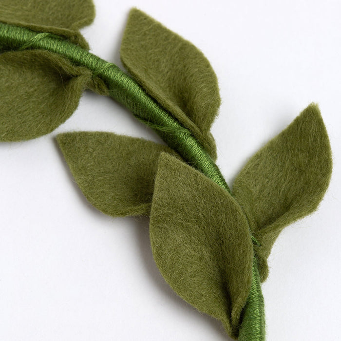 Leaf Rabbit Craft Rabbit and Leaf Hanging Felt Craft Kit | Wool Couture