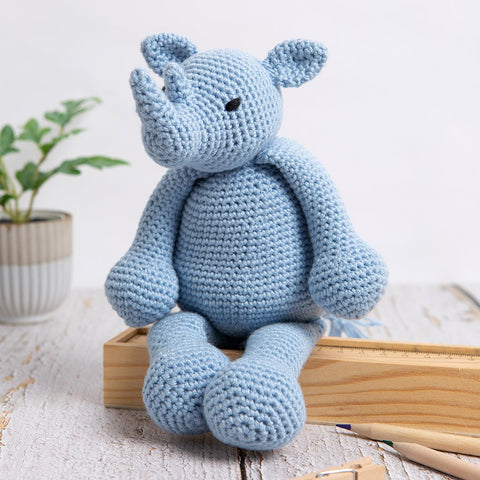 Rachel The Rhino - Cotton Crochet Kit - Wool Couture