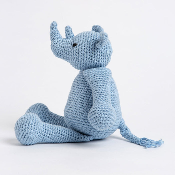 Rachel The Rhino - Cotton Crochet Kit - Wool Couture