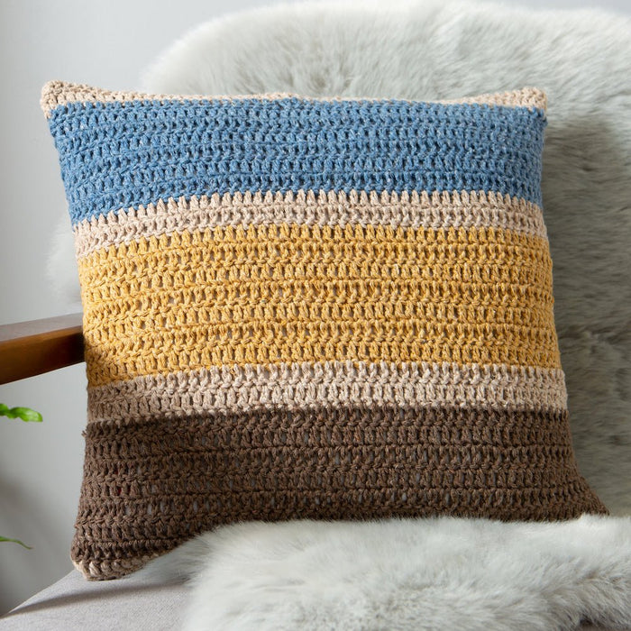 Rainbow Cushion Crochet Kit - Wool Couture