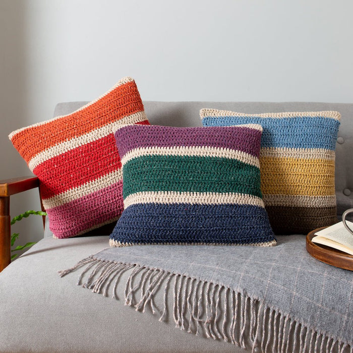 Rainbow Cushion Crochet Kit - Wool Couture