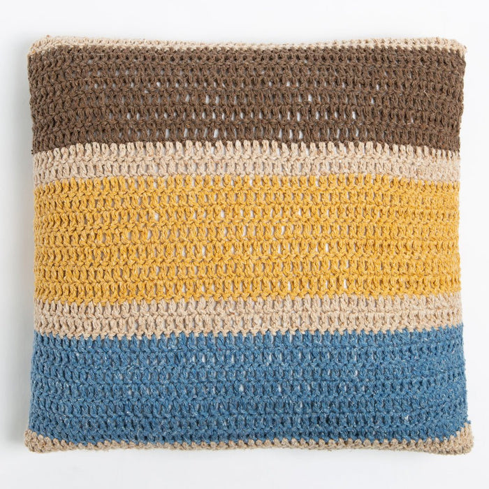 Rainbow Cushion Crochet Kit - Wool Couture