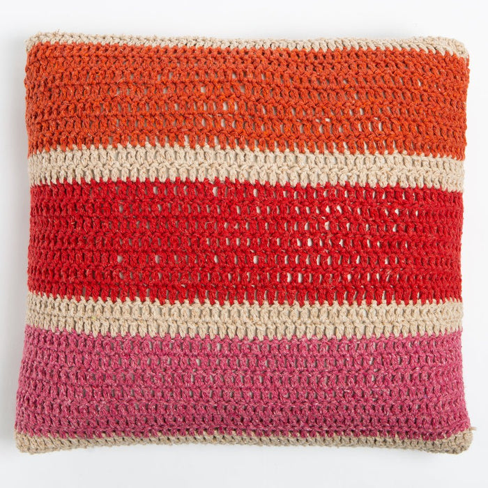 Rainbow Cushion Crochet Kit - Wool Couture