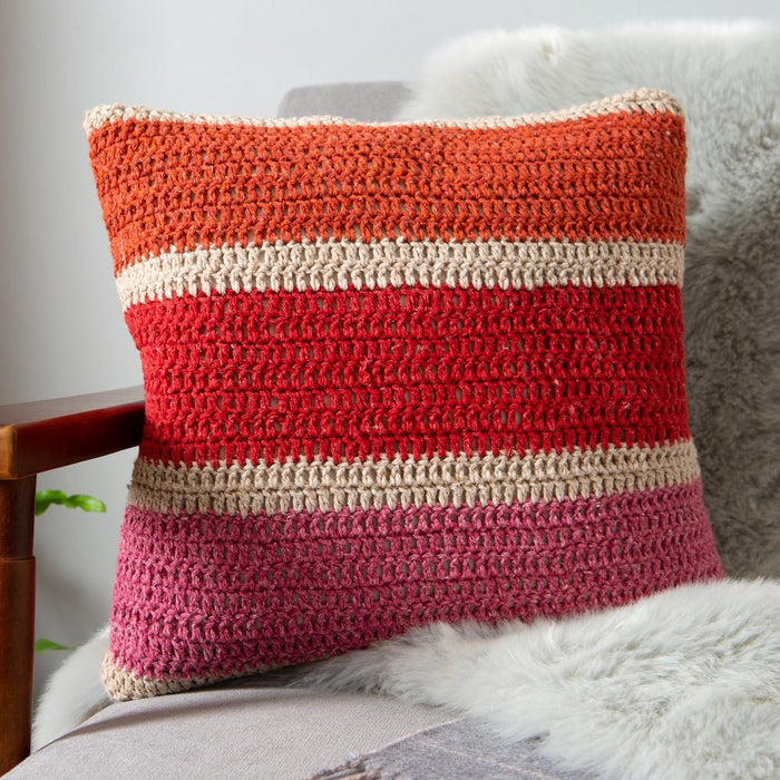 Rainbow Cushion Crochet Kit - Wool Couture