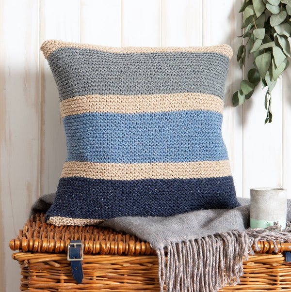 Rainbow Cushion Knitting Kit - Wool Couture