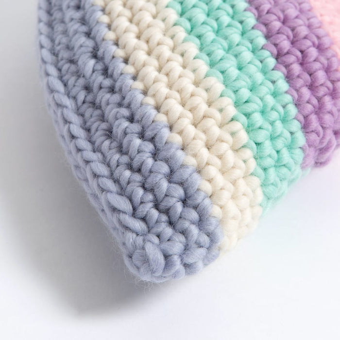 Rainbow Cushion Set Crochet Kit - Wool Couture