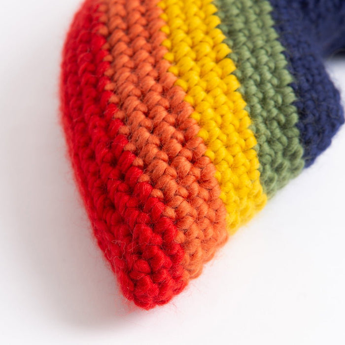 Rainbow Cushion Set Crochet Kit - Bright - Wool Couture