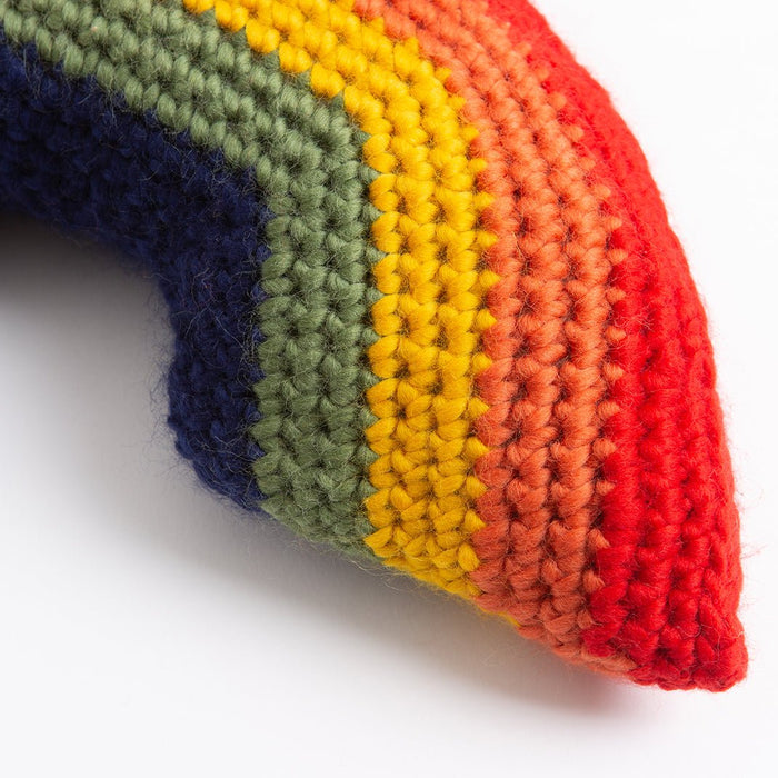 Rainbow Cushion Set Crochet Kit - Bright - Wool Couture