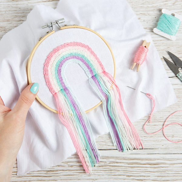 Rainbow Embroidery Kit - Wool Couture