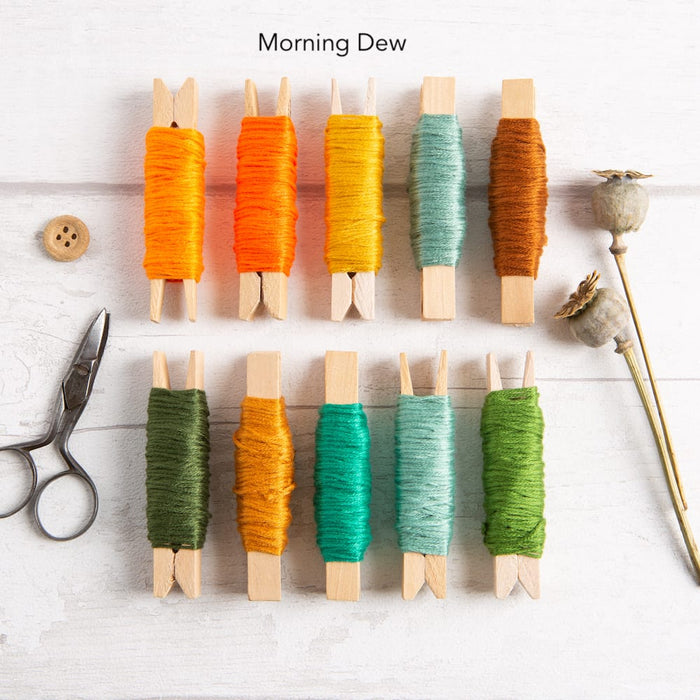 Rainbow Embroidery Kit - Wool Couture