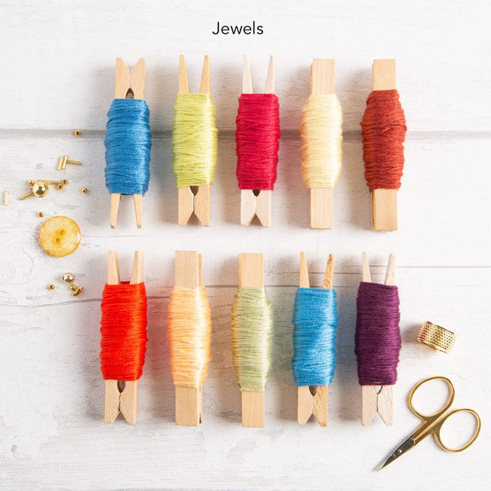 Rainbow Embroidery Kit - Wool Couture