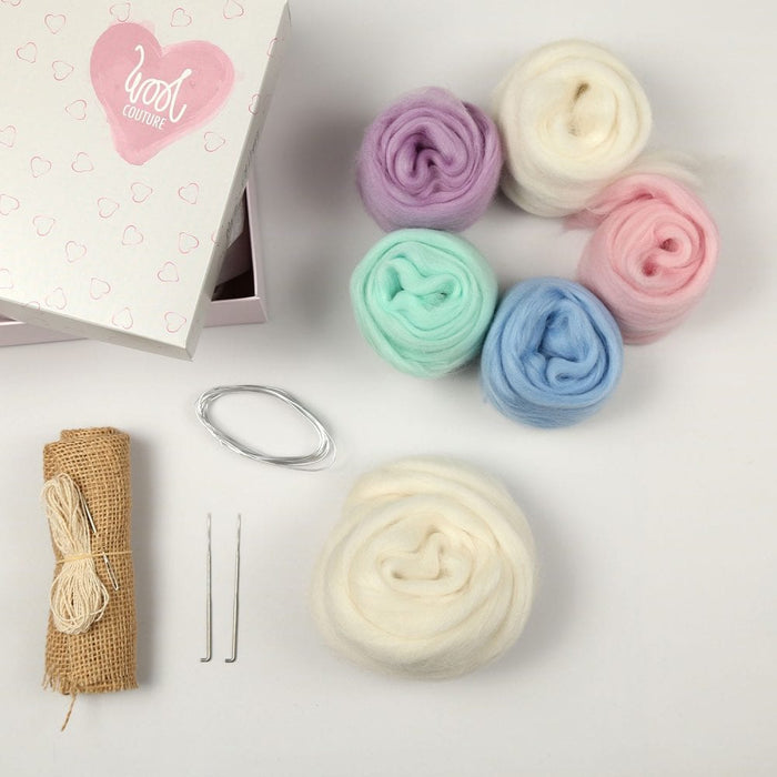 Rainbow Needle Felting Kit - Wool Couture