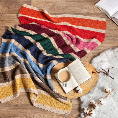 Rainbow Blanket Knitting Kit