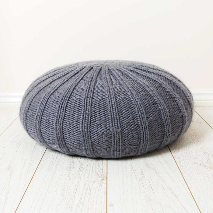 Rib Floor Cushion Knitting Kit - Wool Couture