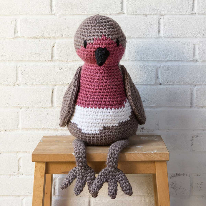 Riley the Giant Robin Crochet Kit - Wool Couture